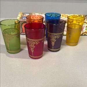 Moroccan Tea glasses set of 6